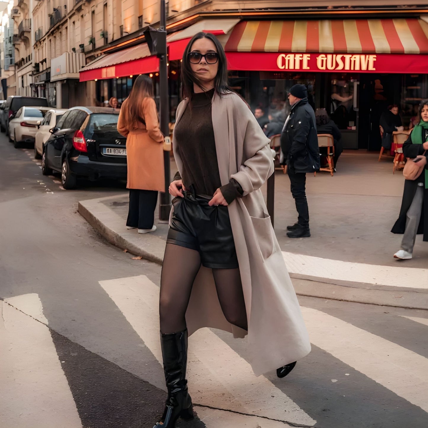 SlimHeat™ Thermal Tights | BareLegFX Look + Gentle Shaping Band